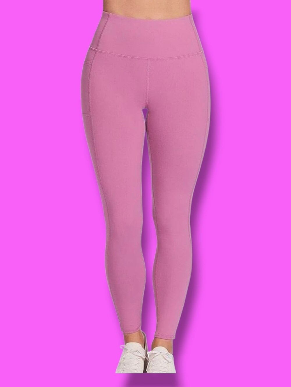 Skechers Go Walk Mauve Pink High-Waisted Leggings 3XL